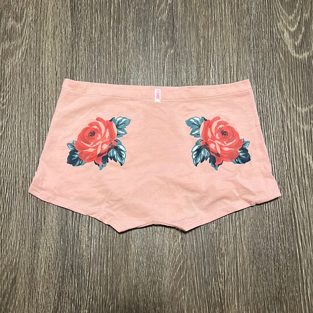 PINK Victoria’s Secret Rose Print Panty